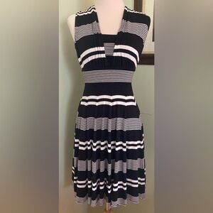 WHBM Convertible Striped Dress size 0 2 XS
